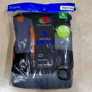 Fruit Of The Loom Tag-free V-necks